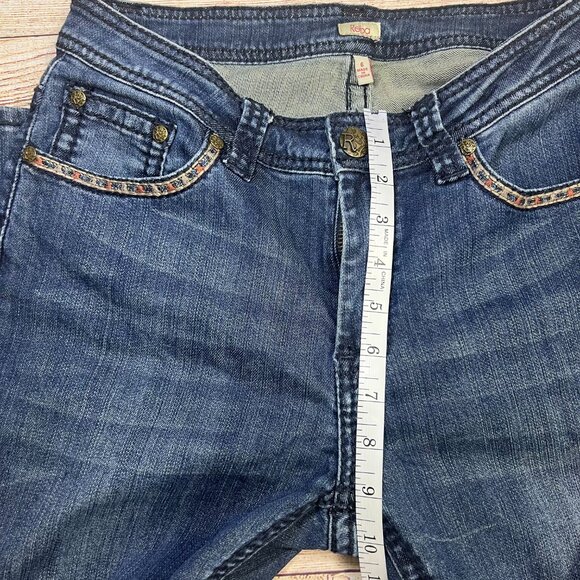 Reba McEntire Jeans Size 6 Embellished Pockets Rhinestone Trim Bootcut Western - Picture 4 of 14